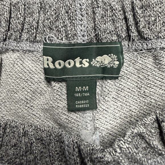Roots Joggers Sweatpants Mens Medium Gray Speckled Elastic Waist Pockets - Picture 2 of 7